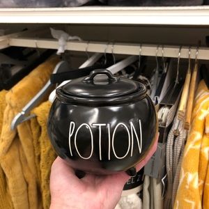 Rae Dunn mini potion cauldron for tier tray